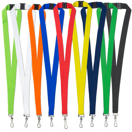 "MCGILL" 3/4” Blank Lanyard with Breakaway Safety Release Attachment - Swivel Clip