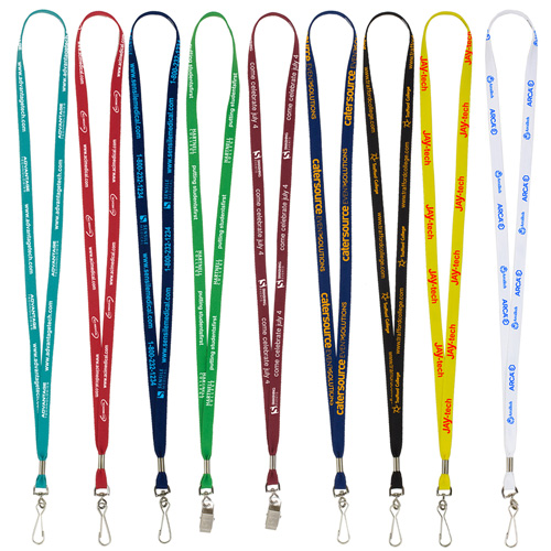 "AUBURN" 3/8" Overseas Silkscreen Lanyard (Overseas Production 8-10 Weeks)