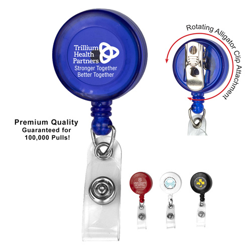 Lanyard Retractable Badge Reel - 3/4 - Sample