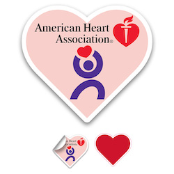 Heart Stock Shape Stickers