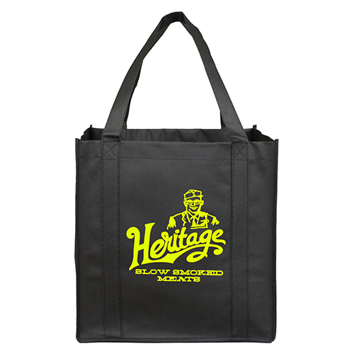 12-1/2" W x 13" H - "MEGA" Grocery Shopping Tote Bag