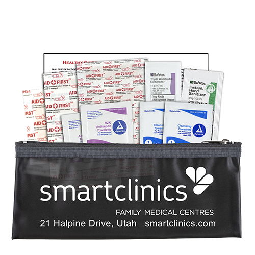 "Ventana" 18 Piece First Aid Kit in Zipper Pouch