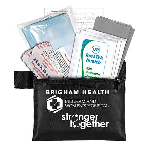 "BIXBY PLUS SAN" 13 Piece First Aid Protection Pack in Zipper Pouch