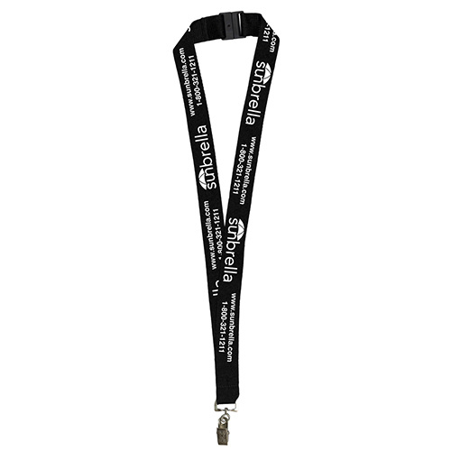 "AUBURN" 1” Overseas Silkscreen Lanyard