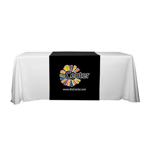 "ROGER SIX" 60 L Table Runners (PhotoImage Full Color) / Accommodates 3 ft Table and Larger