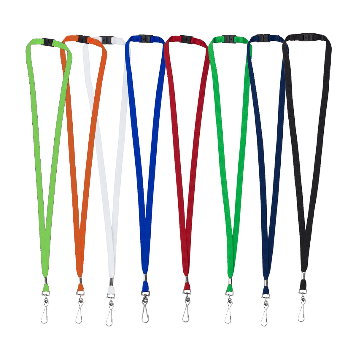 "MCGILL" 3/8 Blank Lanyard with Breakaway Safety Release Attachment - Swivel Clip