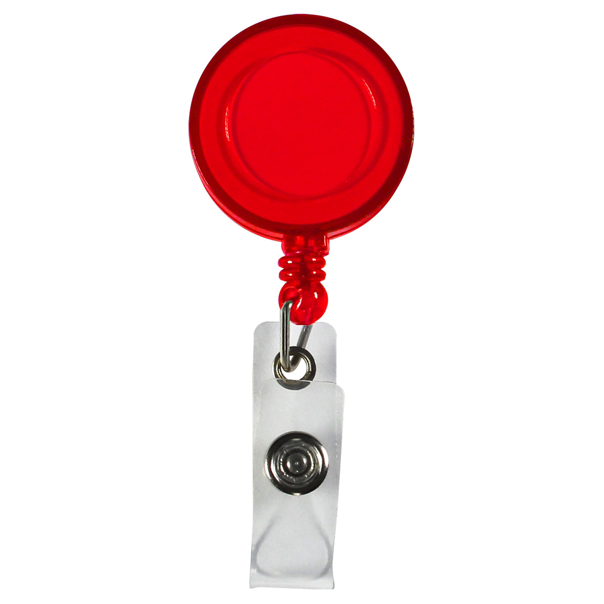 "LORAIN VL" 30" Cord Round Retractable Badge Reel and Badge Holder with Metal Slip Clip Attachment
