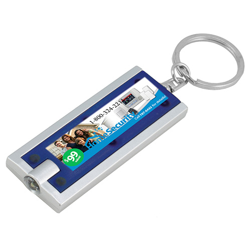 "AKARI" FC PhotoImage ® Full Color Imprint Slim Keyholder Keylight  with Bright White LED Light