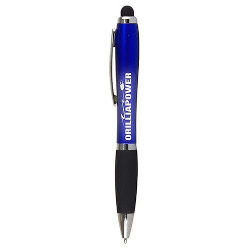 'THE CARDIFF" Laser Logo Light Up Stylus Pen