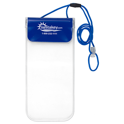 "TRUCKEE" Clear Touch Through Water-Resistant Cell Phone and Accessories Carrying Case with 35” Adjustable Breakaway Lanyard