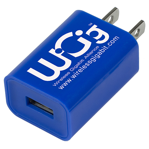 "HAMBURG" UL Listed USB Wall Charger & AC Adaptor - Spot Color (UL File E490050)