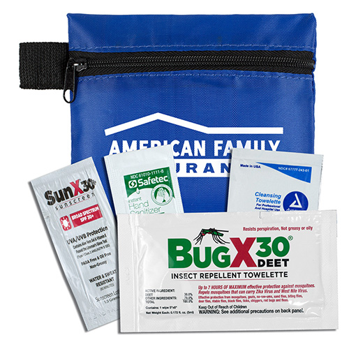 "STAY SAFE KIT 4" Piece Insect Repellent Kit in Zipper Pack