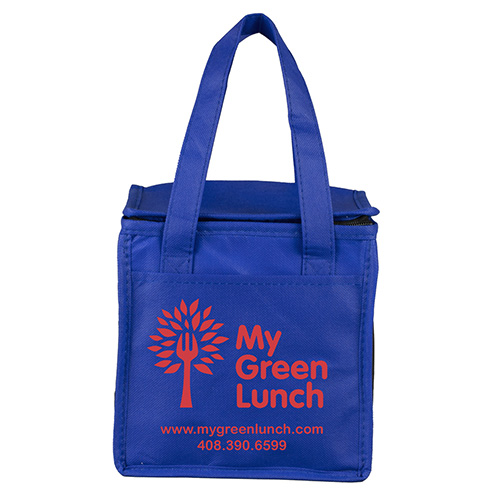 8" W x 8-1/2" H -  "SUPER FROSTY" Insulated Food Delivery Bag  – Lunch Size Tote