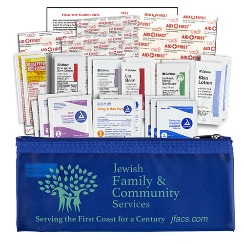 "MOLERA" 35 Piece Deluxe First Aid Kit in Zipper Pouch