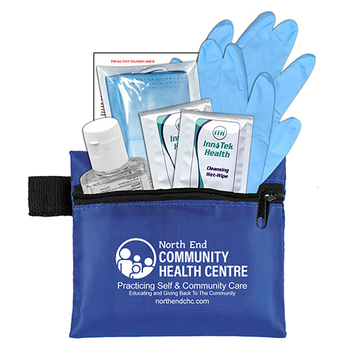"TETHYS" 6 Piece "Take Everywhere" First Aid Protection Pack in Zipper Pouch