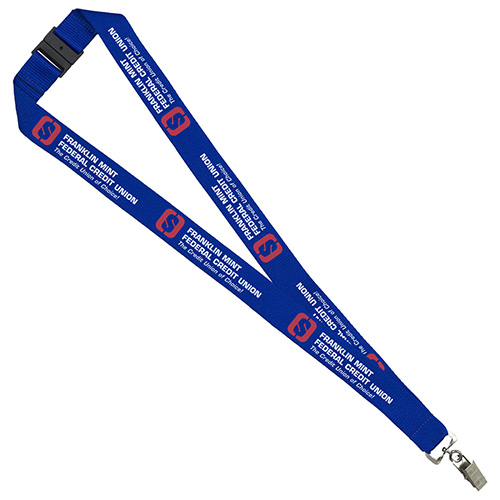 "AUBURN" 1” Overseas Silkscreen Lanyard