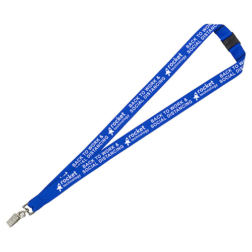 "PALMER" 3/4" Silkscreen Lanyard with FREE Breakaway Safety Release 