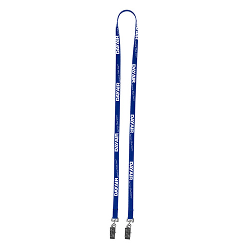 "CULVER" 3/8" Width Dual Attachment Silkscreen Polyester Lanyard