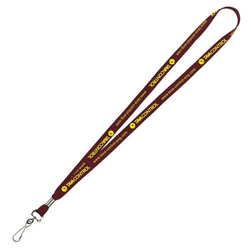 "AURORA" 1/2" Super Soft Polyester Silkscreen Lanyard (Overseas Production 8-10 Weeks)