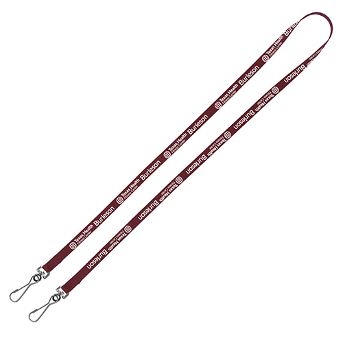 "CULVER" 3/4" Width Dual Attachment Silkscreen Polyester Lanyard