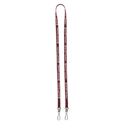 "CULVER" 3/8" Width Dual Attachment Silkscreen Polyester Lanyard