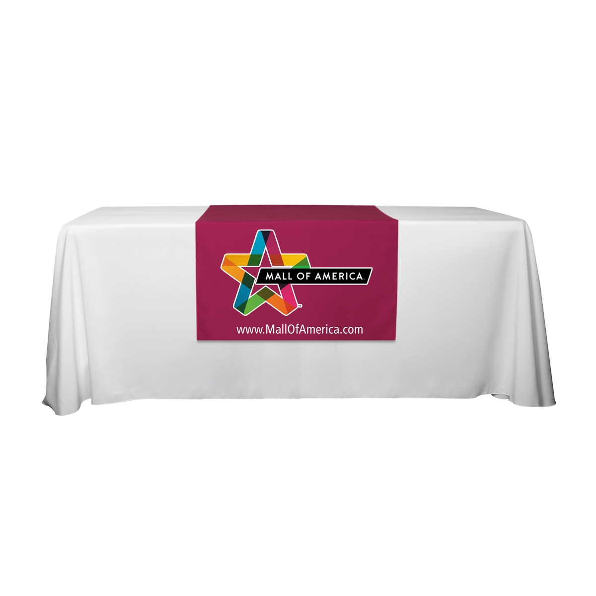 "Roger Six" 60" L Table Runners (PhotoImage Full Colour) / Accommodates 3 ft Table and Larger