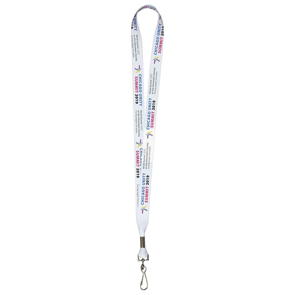 "MCGILL" 1" Super Soft Polyester Multi-Color Sublimation Lanyard