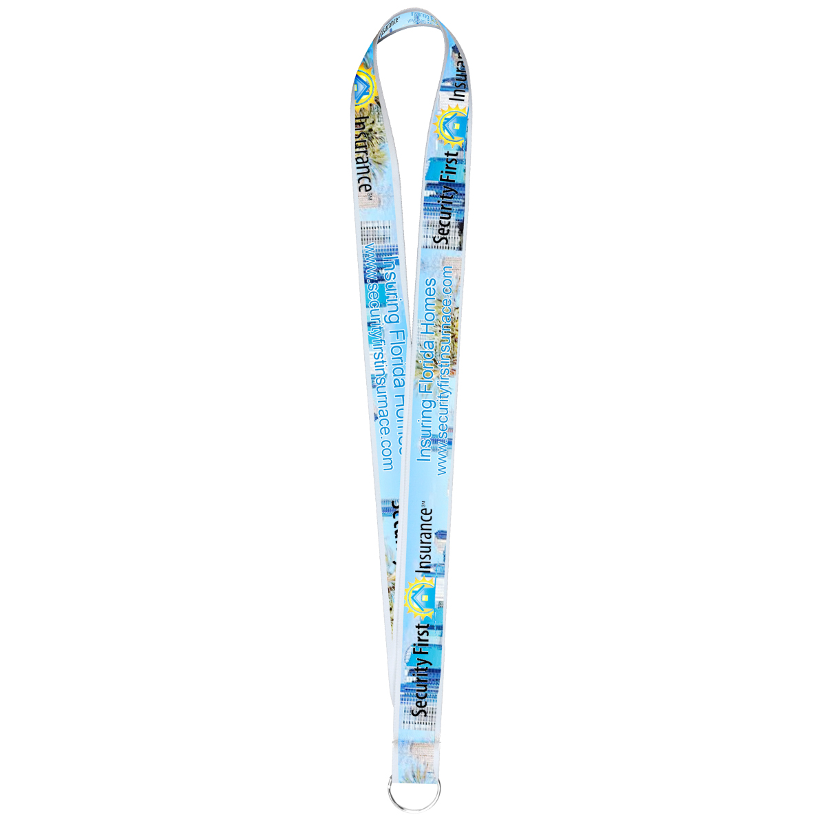 "MCGILL" 1” Super Soft Polyester Multi-Color Sublimation Lanyard (Overseas Production 8-10 Weeks)