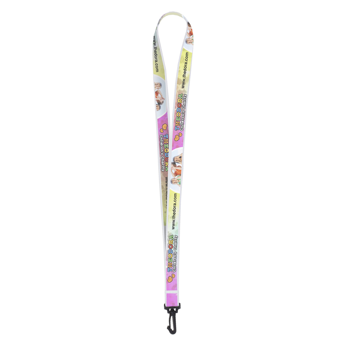 "OWEN" 3/4” Import Air Ship Super Soft Polyester Multi-Color Sublimation Lanyard