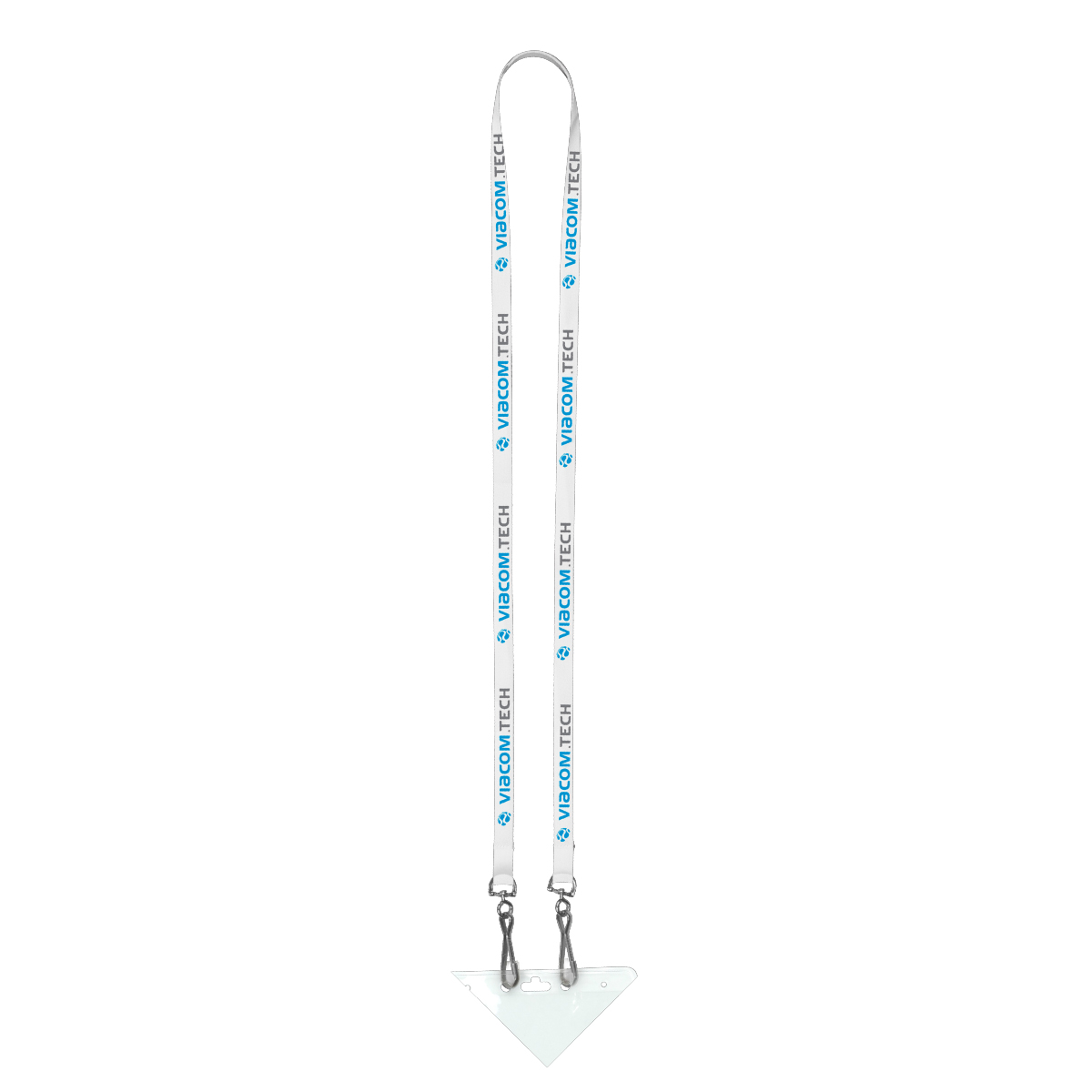 "PALMER" 3/8" Import Air Ship Width Dual Attachment Super Soft Polyester Multi-Color Sublimation Lanyard