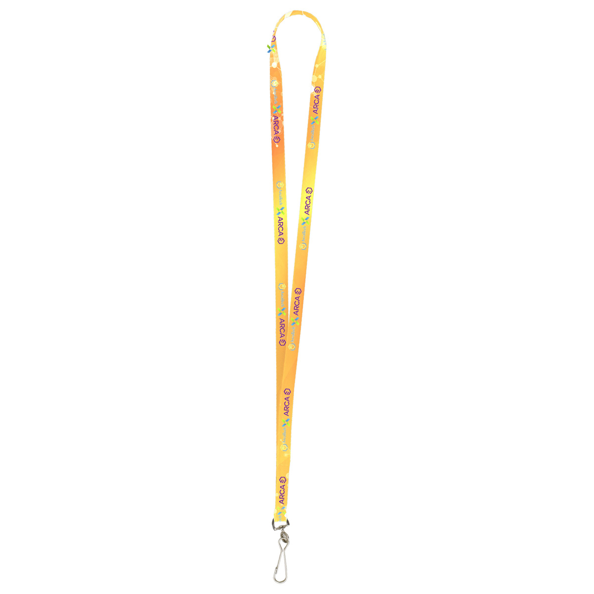 "PALMER" 3/8” Import Air Ship Super Soft Polyester Multi-Color Sublimation Lanyard