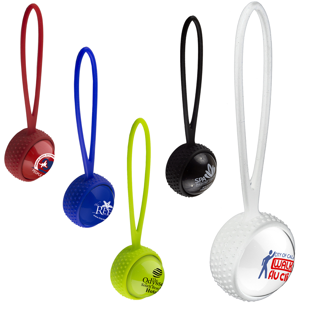 "Camilla" Vanilla Scented Lip Moisturizer Ball with Leash Strap