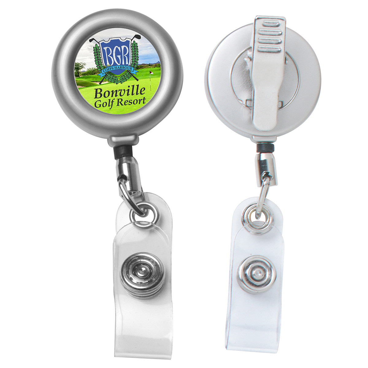 "Marion Matte" Retractable Badge Reel and Badge Holder