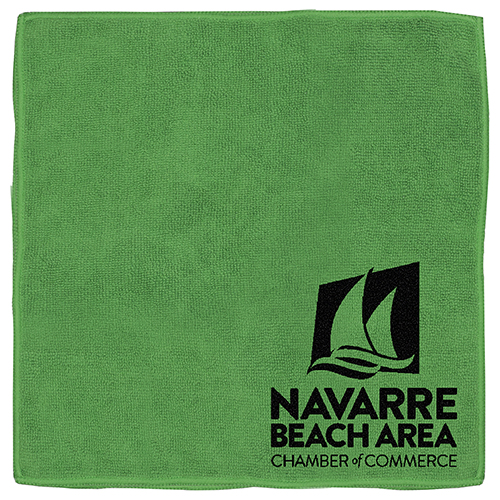 12" X 12" - "LILY" - 300GSM Heavy Duty Microfiber Electronics, Rally or Sports Towel