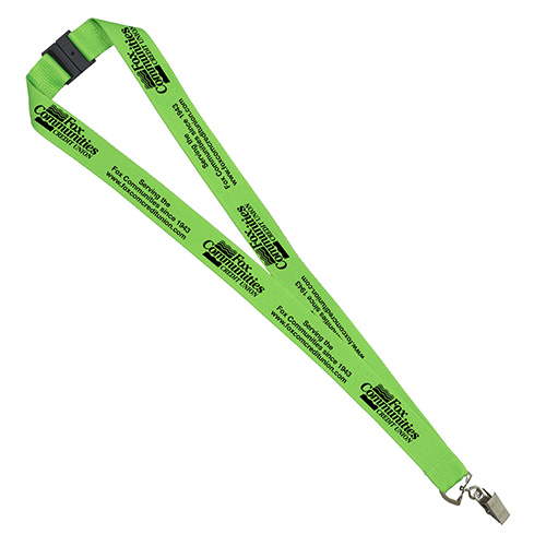 "ANBURN" 3/4" Overseas Silkscreen Lanyard - Overseas Production