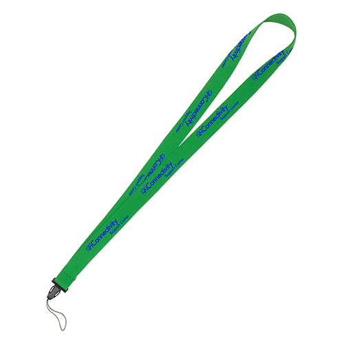 "AURORA" 3/4" Super Soft Polyester Silkscreen Lanyard (Overseas Production 8-10 Weeks)