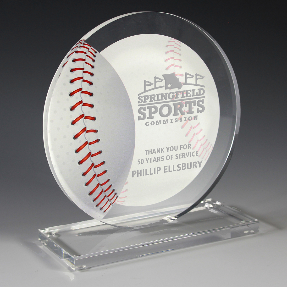 7621S (Screen Print), 7621L (Laser Engrave) - Baseball Achievement Award