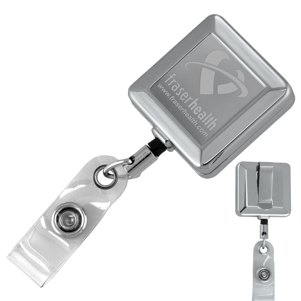 Hamilton LZ Retractable Reel & Badge Holder (Laser Engraved)