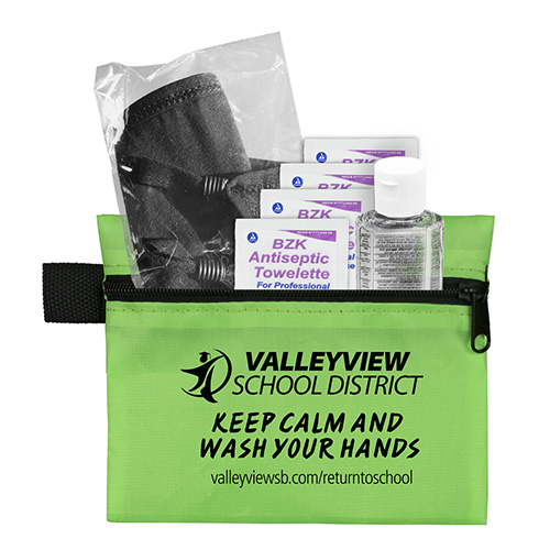 WELLNESS QUICK KIT - First Aid Protection On-The-Go In Zipper Pouch