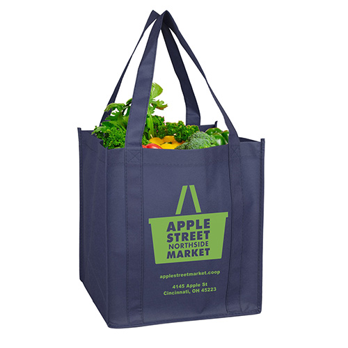 12-1/2” W x 13” H - “Mega“ Grocery Shopping Tote Bag