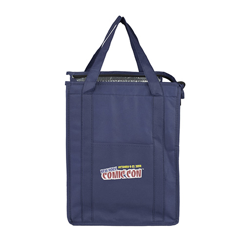 12" W x 16" H x 10" D - "SUPER COOLER" Large Insulated Cooler Zipper Tote Bag