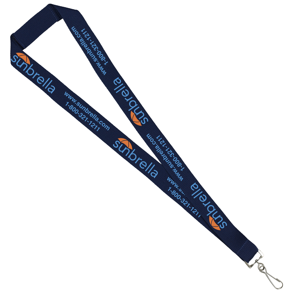 "LASALLE" 1” Import Air Ship Silkscreen Lanyard