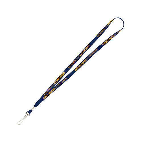 "AURORA" 3/4" Super Soft Polyester Silkscreen Lanyard (Overseas Production 8-10 Weeks)