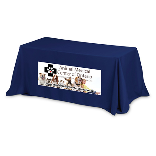 "Preakness Eight" 3-Sided Economy 8 ft Table Cloth & Covers (PhotoImage Full Colour) / Fits 8 ft Table
