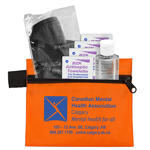 WELLNESS QUICK KIT - First Aid Protection On-The-Go In Zipper Pouch