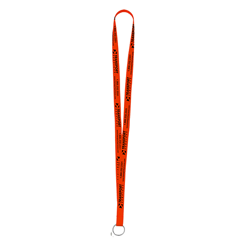 "AURORA" 1/2" Super Soft Polyester Silkscreen Lanyard (Overseas Production 8-10 Weeks)