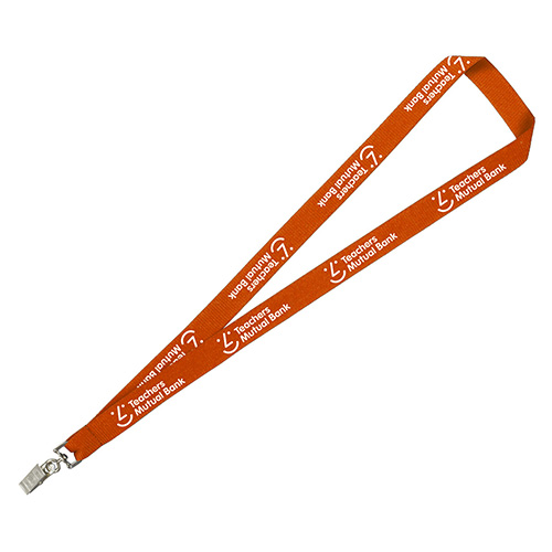 "AUBURN" 1” Overseas Silkscreen Lanyard