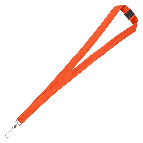 "OWEN" 3/4" Blank Lanyard with Breakaway Safety Release Attachment - Bulldog Clip