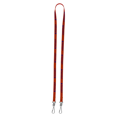 "CULVER" 3/8" Width Dual Attachment Silkscreen Polyester Lanyard