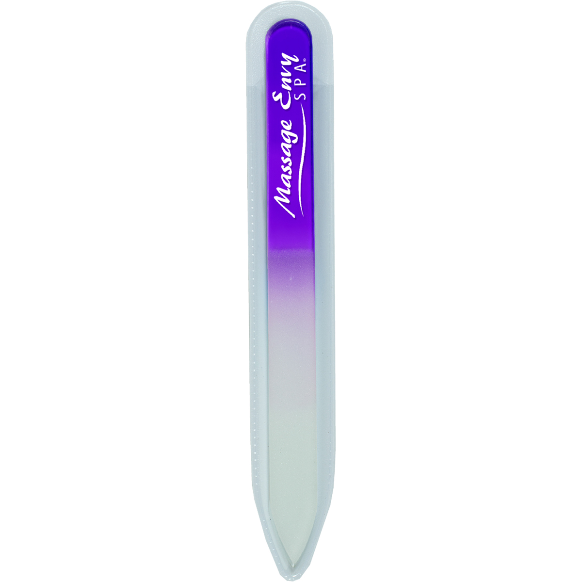 "NAILED IT" Tempered Glass Nail File in Clear Sleeve